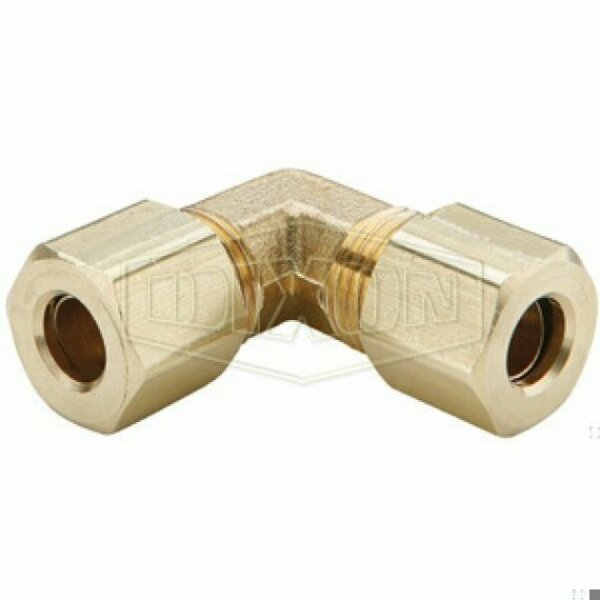 Dixon The Right Connection Compression Union Elbow, 5/16 in x 1/2-24 Nominal, Tube x Straight End Style, B 165C-05